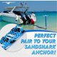 thumbnail image 2 of Bungee SandShark Premium Anchor Bungee de 7 a 14 pies, azul, 2 of 7