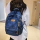 thumbnail image 3 of Denim Fashion Backpacks for School Trend Student Jeans Bag Multi Pockets Large Capacity Rucksack Mochila De Escola Feminina 2023, 3 of 3
