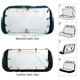 thumbnail image 3 of V-theme Car Rear Seat Covers Back Elastic Flexible Car Seat Covers Decorative Fits Most Cars 120x59x76cm, 3 of 6