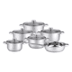 thumbnail image 1 of Batería de Cocina VAVICHICA de Acero Inoxidable con 11 Piezas para Inducción y Gas, 1 of 11
