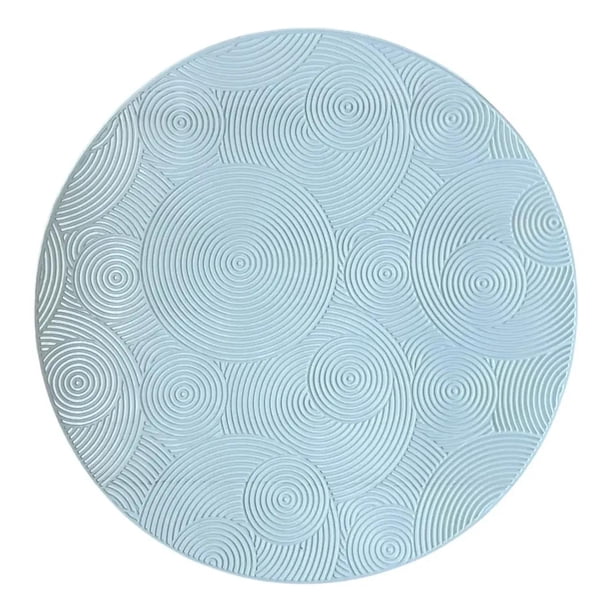 Set 6 Individuales De Mesa Pack 6 Modelo Circulos Circle blanco