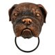 thumbnail image 3 of Vintage Estilo Perro Cabeza Puerta Puerta Puerta Pared Estatua Estatua Escultura Ingles Bulldog, 3 of 5