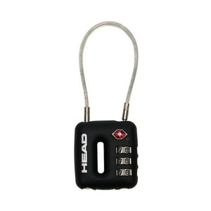 Candado Viaje Cable Tsa Negro Head