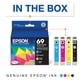 thumbnail image 2 of Cartucho de tinta Epson 69 DuraBrite Ultra Black & Color Combo, 2 of 6