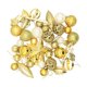 thumbnail image 5 of 40 Piezas De Adornos Colgantes Para árbol De Navidad, Decoración Navide?a Para Porche, Boda, Hogar, Dorado, 5 of 5