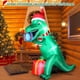 thumbnail image 5 of Dinosaurio inflable navideño FunFanso de 7 pies con luces LED, 5 of 7