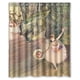 thumbnail image 1 of Cortina de ducha de bailarina de ballet, juego de cortina de baño con ganchos, tamaño 60 x 72 pulgadas, 1 of 3