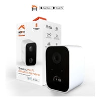 Camara Inalambrica Nexxt Hd Wifi + Bateria - Alexa - Google Blanco