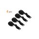 thumbnail image 2 of Correas de Sujetador para Mujer INSPIRE CHIC 2 Pares 10/12/15/18/20mm Ancho Correas de Hombro Ajustables Elásticas Negro-Puro-10mm, 2 of 5
