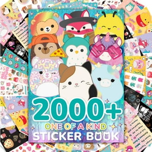 Libro De Pegatinas Horizon Group Usa Squishmallows, Más De 2000 Pegatinas