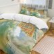 thumbnail image 1 of Oil Painting Style 3-Piece Twin Bed Set - Includes 1 Single Comforter And 2 Pillowcases Bedding - Fade Resistant Microfiber - Oil Painting Style, 1 of 4