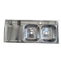 Cubierta Lavaplatos Sobreponer 120Cm + Sif/Des Izquierdo