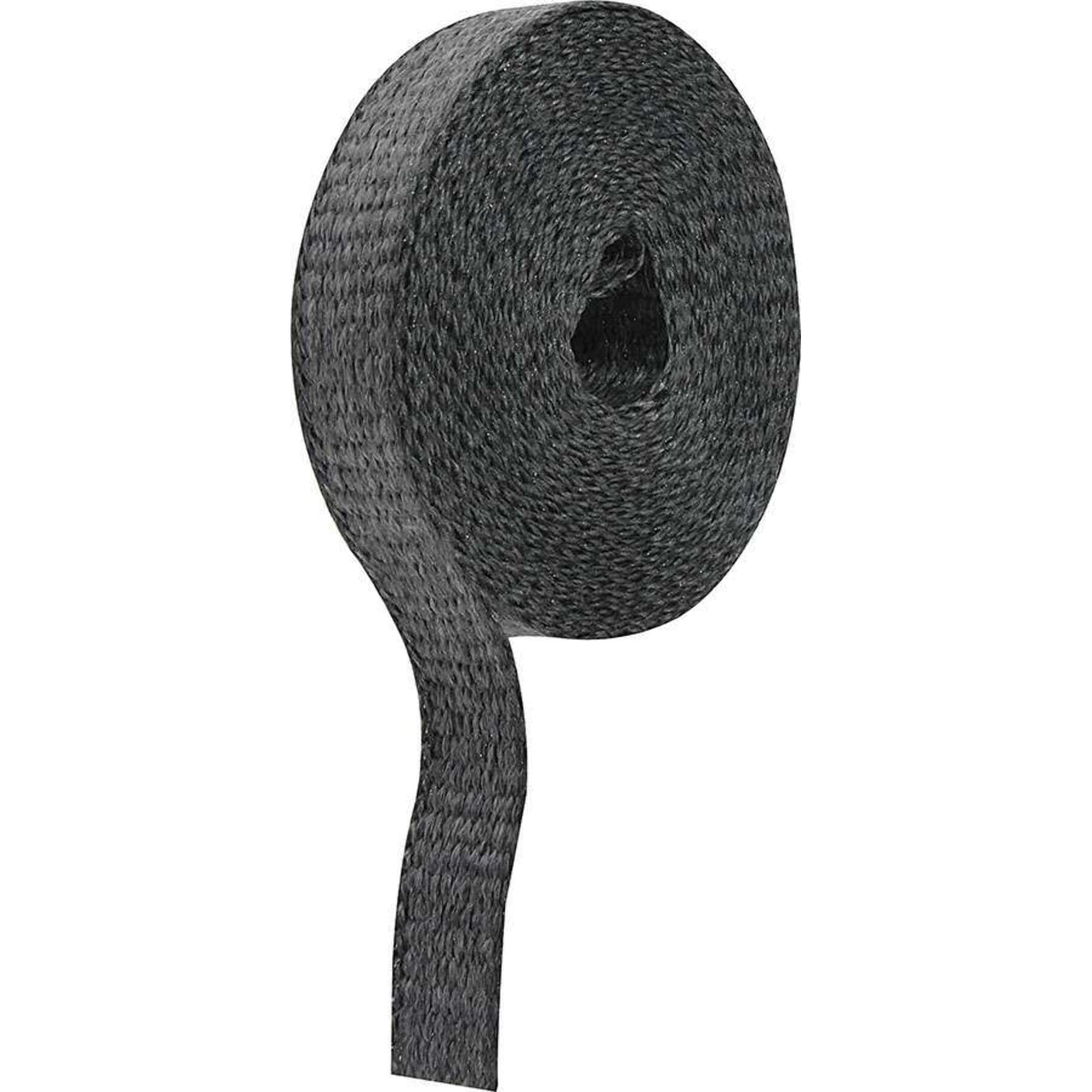 Envoltura De Cabecera Auto Part Allstar Performance De 30 Cm X 7,6 M, Color Negro
