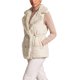 thumbnail image 4 of INSPIRE CHIC Chaleco Acolchado para Mujer con Cuello de Solapa de Felpa, Doble Botonadura, Blanco Lechoso Medio, 4 of 6