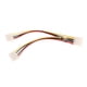 thumbnail image 2 of 20cm Computadora Molex Fuente De Alimentación De 4 Pines Y Cable Divisor 2 Hembra A 1 Macho, 2 of 3
