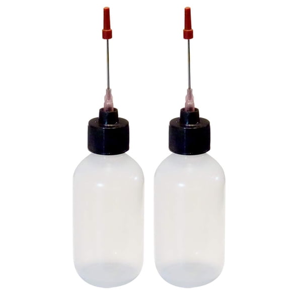 Botellas dispensadoras Liberty Products 2 x 60 ml con aguja de acero inoxidable