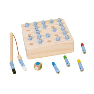 Magideal - Wood Montessori Catching Worm Tablero Ocupado De Aprendizaje Temprano Para Niños Pequeños