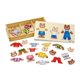 thumbnail image 1 of Rompecabezas Melissa & Doug Familia de Osos de Madera Mix 'n Match 45 piezas, 1 of 8