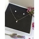 thumbnail image 2 of Set Conjunto Cadena Veneciana Aro Punto De Luz Plata Sublime, 2 of 3
