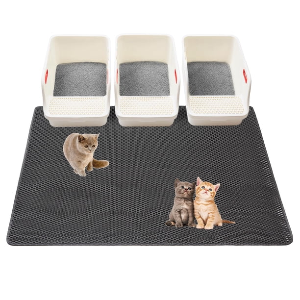 Alfombrilla de arena para gatos USHARP XXL, impermeable, a prueba de orina, antideslizante