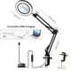 thumbnail image 5 of Lámpara de mesa con lupa de 8X, LED regulables, luz de escritorio, lámpara de lectura con lupa, lupa con lámpara, luz para leer, trabajar, estudiar, lámpara de mesa con abrazadera flexible con lupa de, 5 of 7