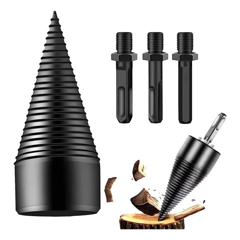 Master Prox - 2 Brocas Repartidora De Leña Broca Cónica Partir Leña