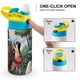 thumbnail image 4 of El castillo en el cielo Botella de Agua con Tapa Pop Top de Un Toque, Acero Inoxidable, a Prueba de Fugas, para Deportes, Botella Infantil azul 12 oz, 4 of 6