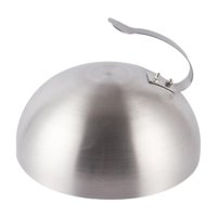 Bothyi - Portes De Hamburguesas Cúpula De Fusión De Queso Pesado Para Empanadas Hamburguesa Teppanyaki 20 Cm