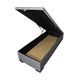 thumbnail image 2 of Base De Cama Baúl 1 Plaza Felpa Beige Con Mecanismo, 2 of 2