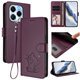 thumbnail image 2 of Funda de Gato tipo Libro para Infinix Note 40X 5G, Morado Oscuro, 2 of 6