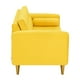 thumbnail image 5 of Sofa Retro 2C Felpa 01 Amarillo, 5 of 6