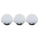 thumbnail image 1 of 3 Piezas De Moldes De Hielo De Esfera Molde De Bola De Hielo Redondo Para Bebidas Bourbon Coffee Shop Negro, 1 of 3