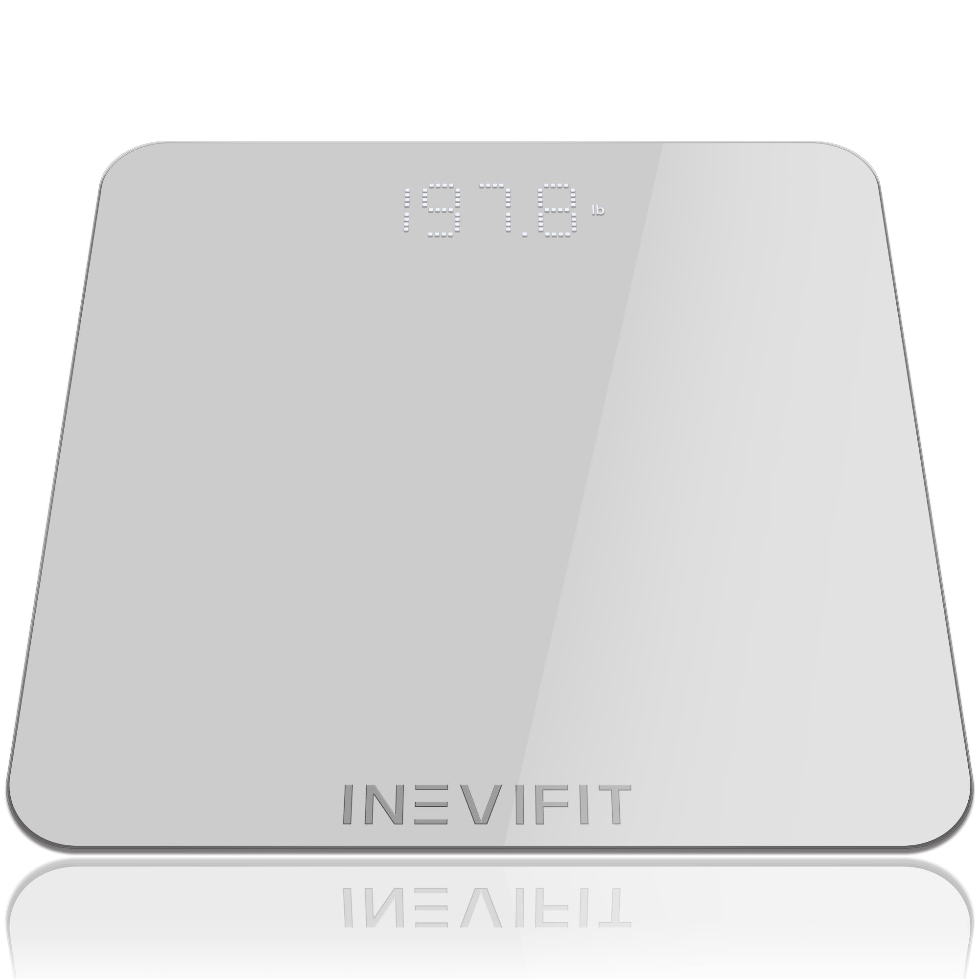 Báscula De Baño Inevifit Digital De Alta Precisión De 180 Kg