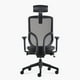 thumbnail image 5 of Silla Oficina Chic con cabecero Negro, 5 of 7