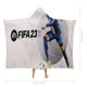 thumbnail image 2 of Fifa Manta Capa Con Capucha Anti bolitas Manta De Lana Ártica Suave Manta Portátil De Felpa Ligera Y Lujosa Poncho Para Siesta En Casa Y Oficina 100*130cm, 2 of 6