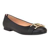 Zapatillas De Ballet Tommy Hilfiger Gallyne Para Mujer, Color Negro 001, Talla 9.5