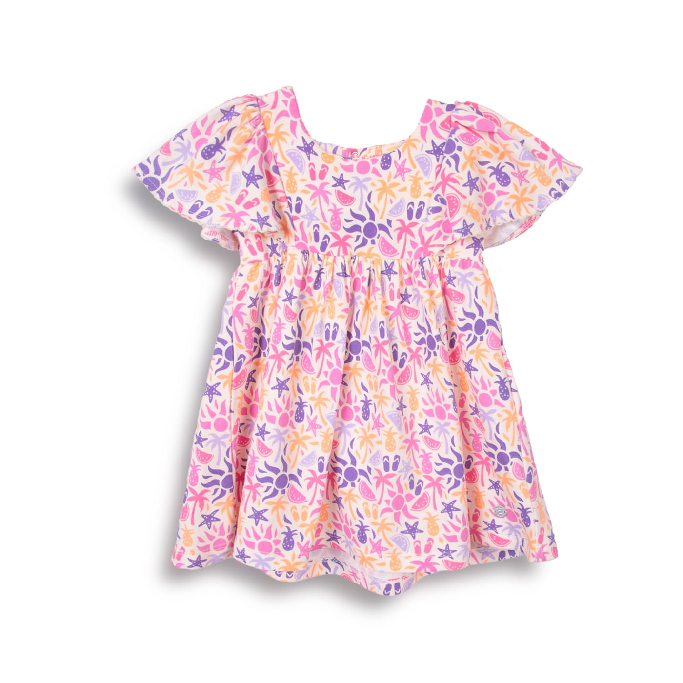 Vestido Bebé Niña Blanco Pillin