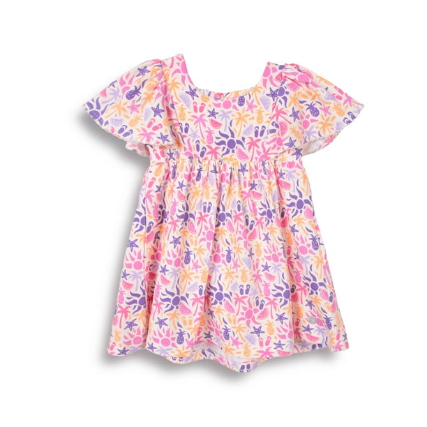 Vestido Bebé Niña Blanco Pillin