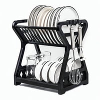 Genérico - Secador Escurridor De Platos 2 Niveles Plastico Escurridor