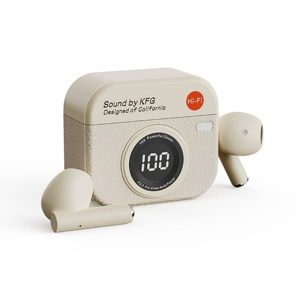 AARONMEI Q86 Auriculares Inalámbricos Bluetooth Blanco
