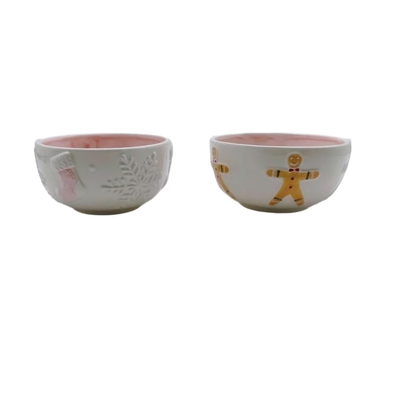 Bowl navideño rosa 1u, surtido