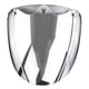 thumbnail image 2 of 3 Snap Visor Lens Shield Para Cascos Jet Parabrisas Retro Durable Plata, 2 of 5