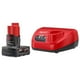 thumbnail image 1 of Kit básico de batería y cargador Milwaukee M12 12 V, 1 of 3