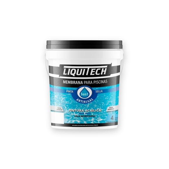 Membrana para Piscina 4 Lts. Liquitech  /Arena