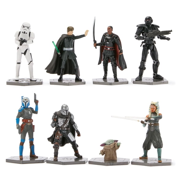 Set de figuras Disney Store Star Wars The Mandalorian, 8 figuras