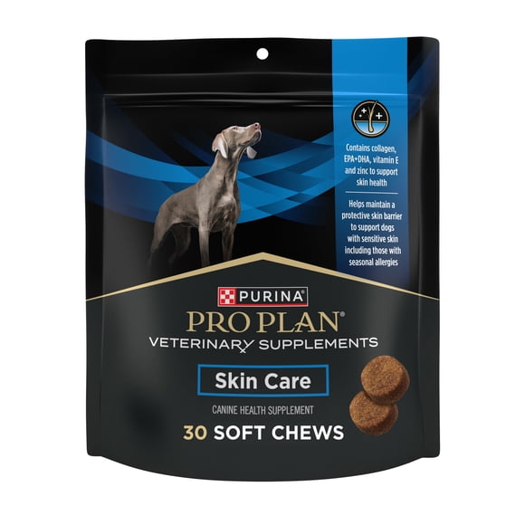 Suplementos Para Perros Pro Plan Skin Care Masticables Blandos 30 Unidades