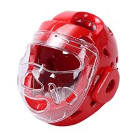 Magideal - Casco De Karate, Protector De Cabeza Para Niños Y Adultos, Casco De Entrenamiento, Práctico De Taekwondo Para Kickboxing, Muay Thai Y Lucha. Rojo