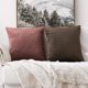 thumbnail image 3 of Paquete de 2 fundas de cojín cuadradas decorativas de terciopelo suave, para decoración del hogar, para sofá, cama o silla., 3 of 8