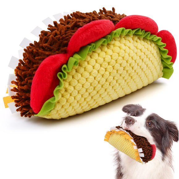 Juguete para perro PrimePets Taco de peluche chirriante