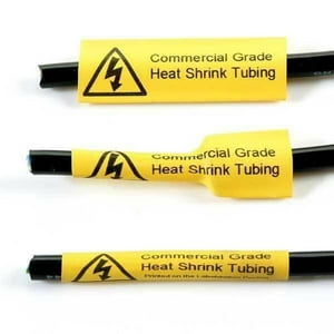 Genérico - Cinta Termocontraible Hse-641 Para Rotuladora Brother Pt 17.7Mm Termoretractil Amarillo S M